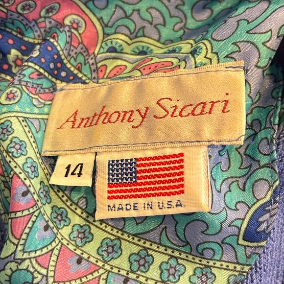 Vintage Anthony Sicari sweater 1980s Made In USA
Size 14 - Picture 5 of 6